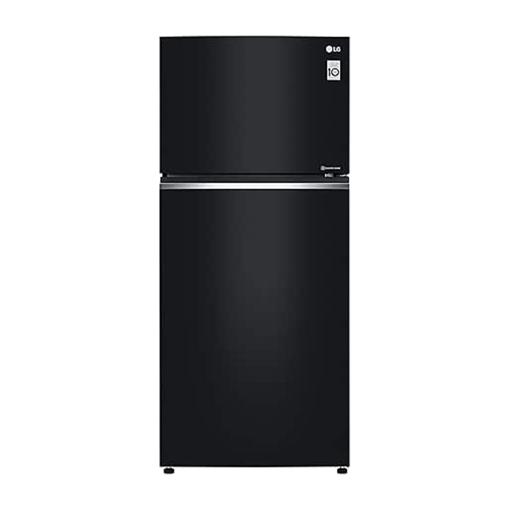 ثلاجة ال جي نوفروست، 506 لتر، بموتور انفرتر ، اسود - GN-C722SGGL