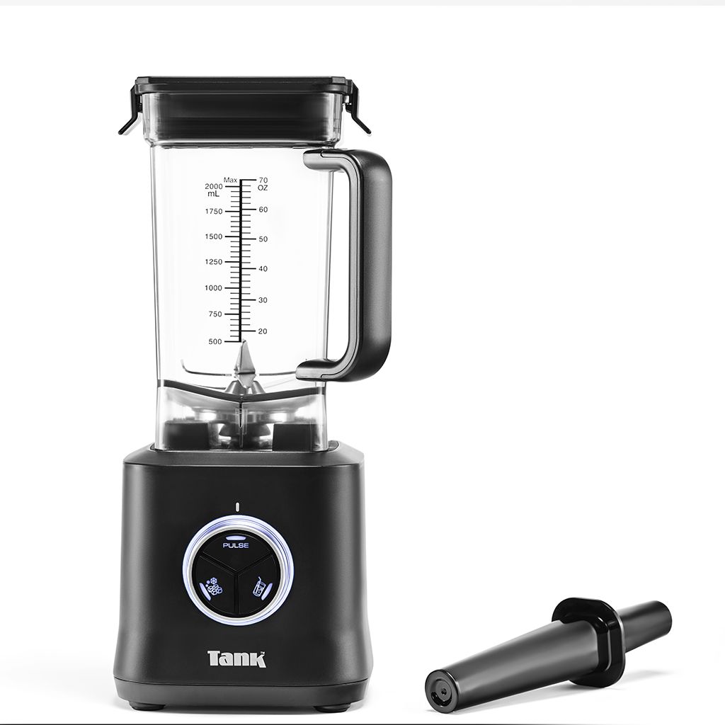 خلاط تانك باور ، وعاء خلط بلاستيك سعه 2 لتر، تشغيل تدريجي سلس ،2 برامج مسبقه الضبط ، YB-P22 ، ضمان عامين