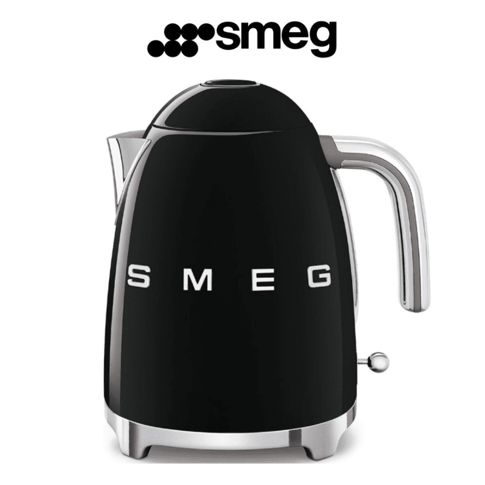 كاتيل كهربائي سميج أسود – 1.7 لتر – 2400 وات – SMEG – KLF03BLEU