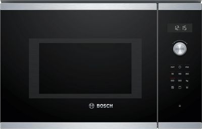 Serie 6 Built-In Microwave with grill 59 x 38 cm ميكروييف بوش بلت ان 25 لتر أسود Serie 6 Built-In Microwave with grill 59 x 38 cm ميكروييف بوش بلت ان 25 لتر أسود