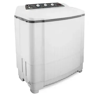 غسالة ملابس هاف اتوماتيك فريش الشبح ، 8 ك ، 2 حوض ، بدون طلمبة ، أبيض
