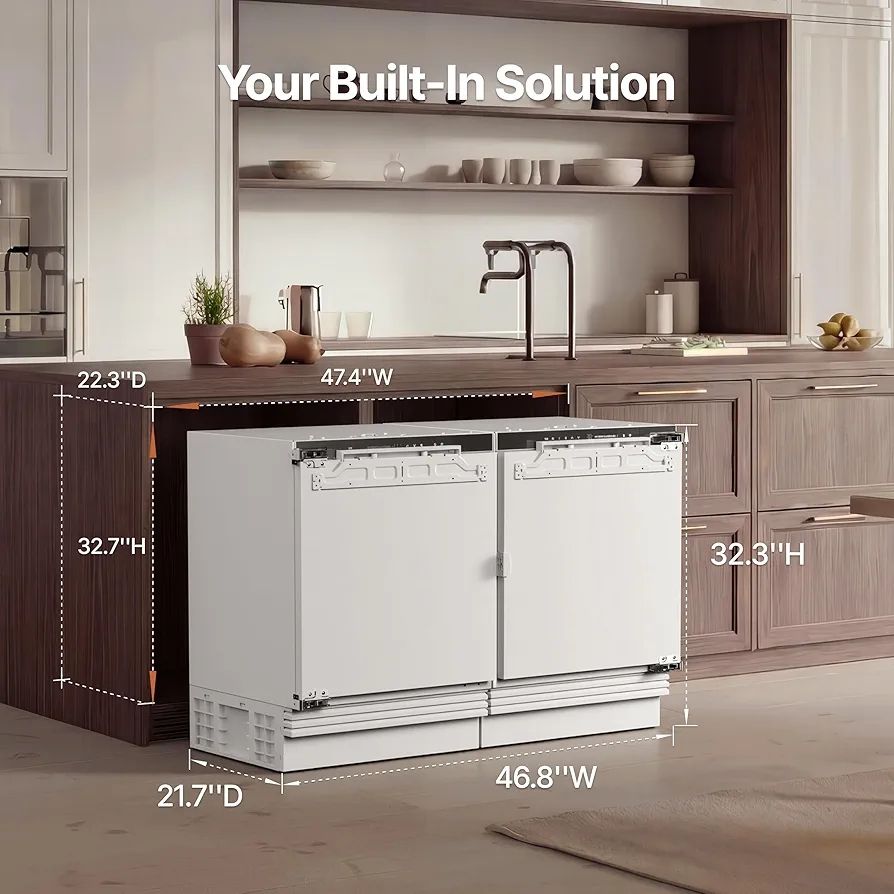 Built-in Mini Bar Fridge 136L No Frost Digital – Candor German BC-135WA1EQ