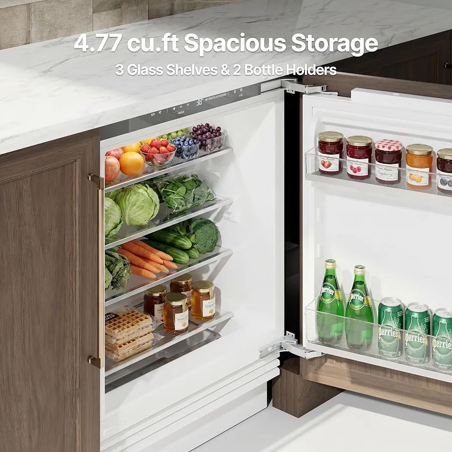 Built-in Mini Bar Fridge 136L No Frost Digital – Candor German BC-135WA1EQ