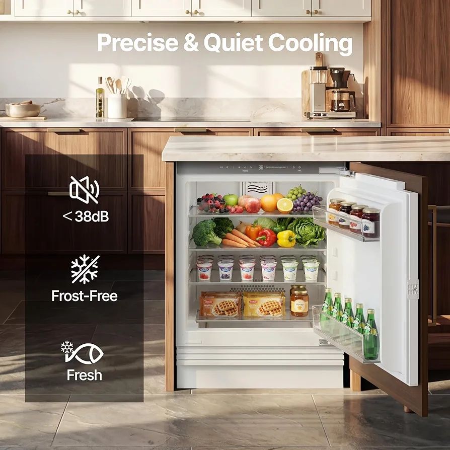 Built-in Mini Bar Fridge 136L No Frost Digital – Candor German BC-135WA1EQ