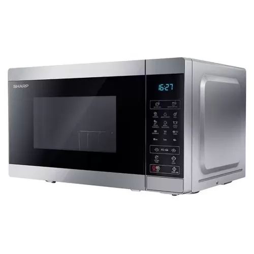 شارب ميكروويف شواية 25 لتر 900 وات 8 قوائم سيلفر R-250MGR-SL2  