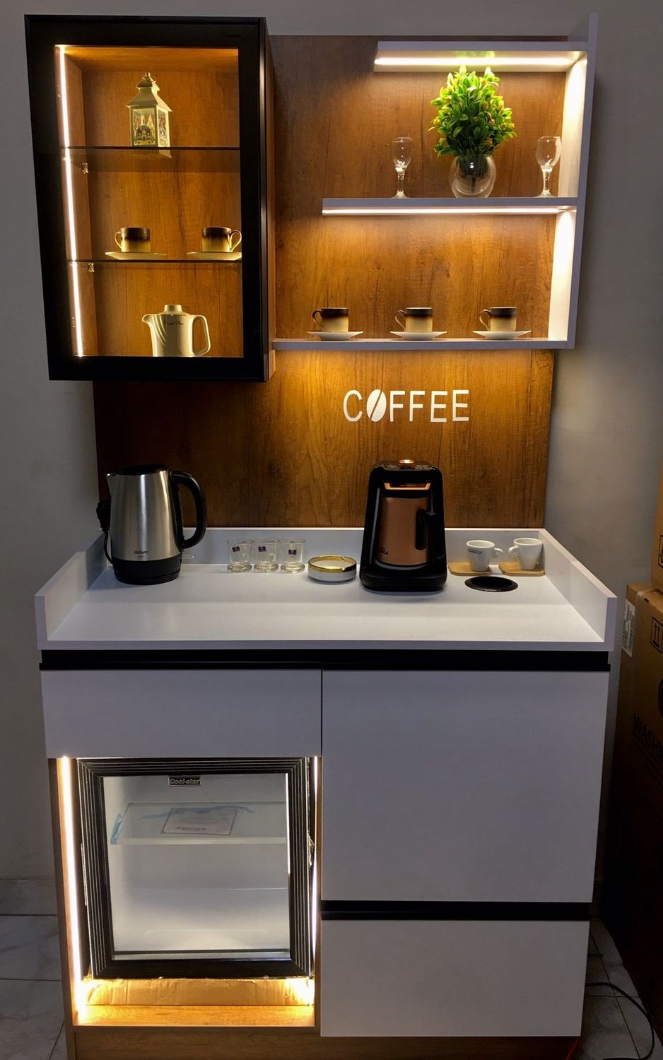 Coffee Corner elegant 100 cm Wx190 H
