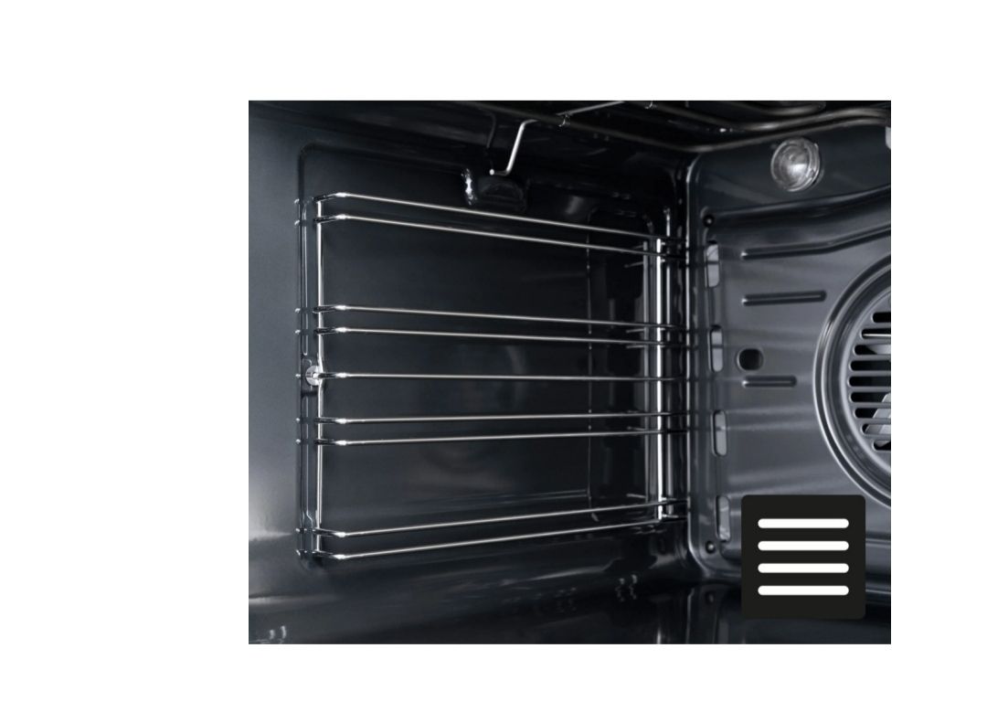 Gleam gaz oven  built-in gas grill 90 cm GFR9W1IX 
