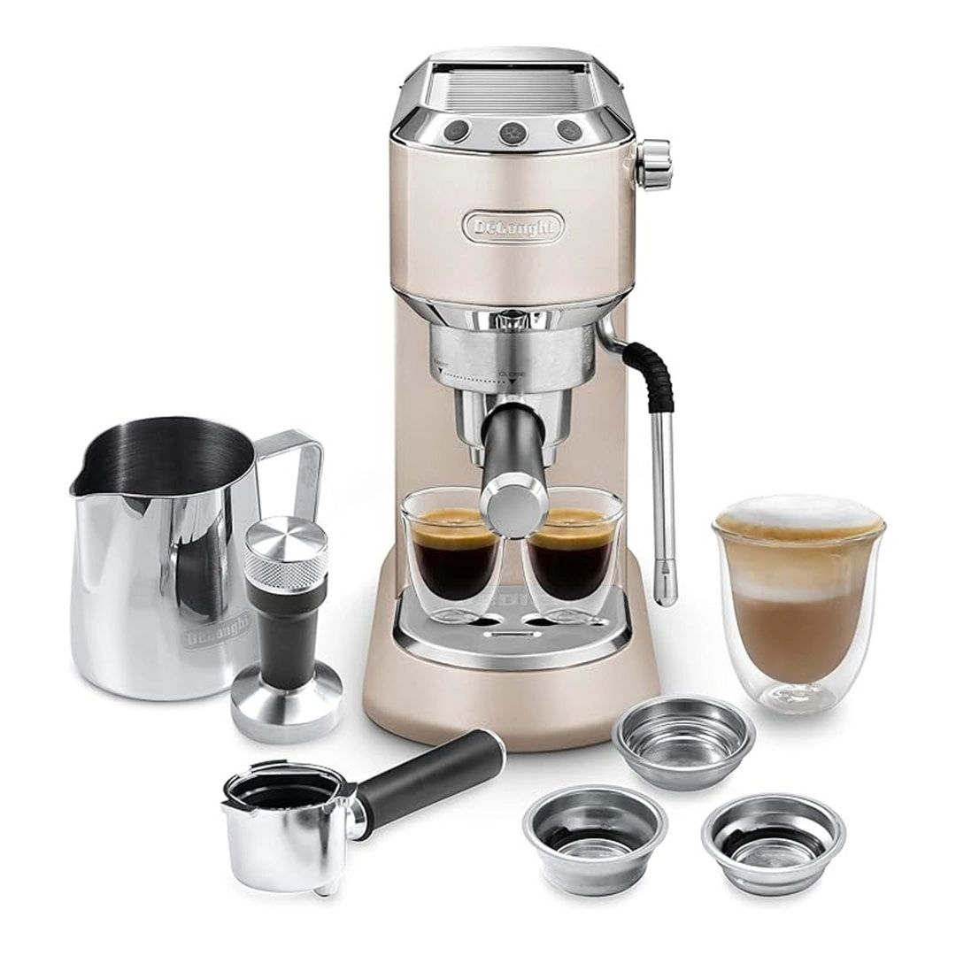 De'Longhi Dedica Arte Espresso Machine EC885.BG – 1.1L – Beige