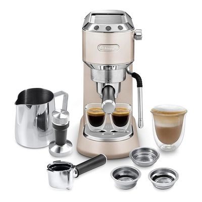 De'Longhi Dedica Arte Espresso Machine EC885.BG – 1.1L – Beige De'Longhi Dedica Arte Espresso Machine EC885.BG – 1.1L – Beige