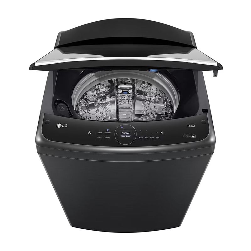 غسالة ملابس ال جي فوق اوتوماتيك، تحميل علوي، 23 كجم،اسود- LG