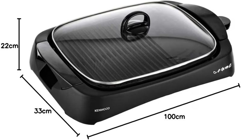 شواية صحية كهربائية من كينوود HG230 - 1500-1700 وات - ضمان دولي