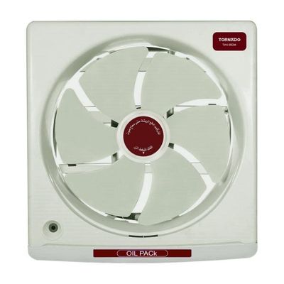 شفاط مطبخ تورنيدو 25 سم درج لتجميع الزيوت كريمي TVH-25CM
