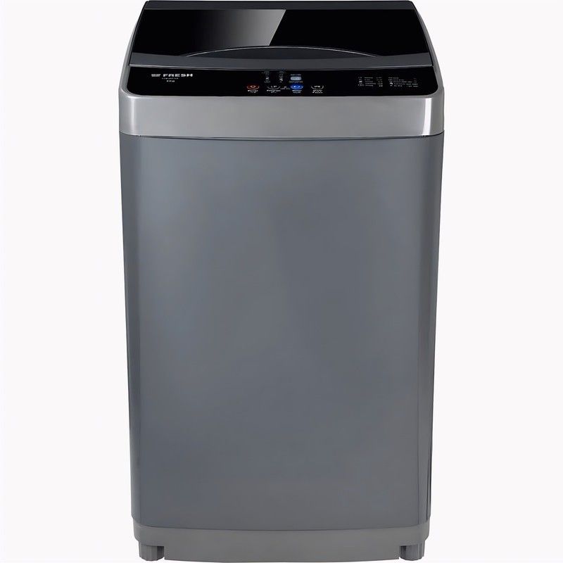 غسالة ملابس فريش، تحميل علوي، 8 كجم باب هيدروليك ، فضي -