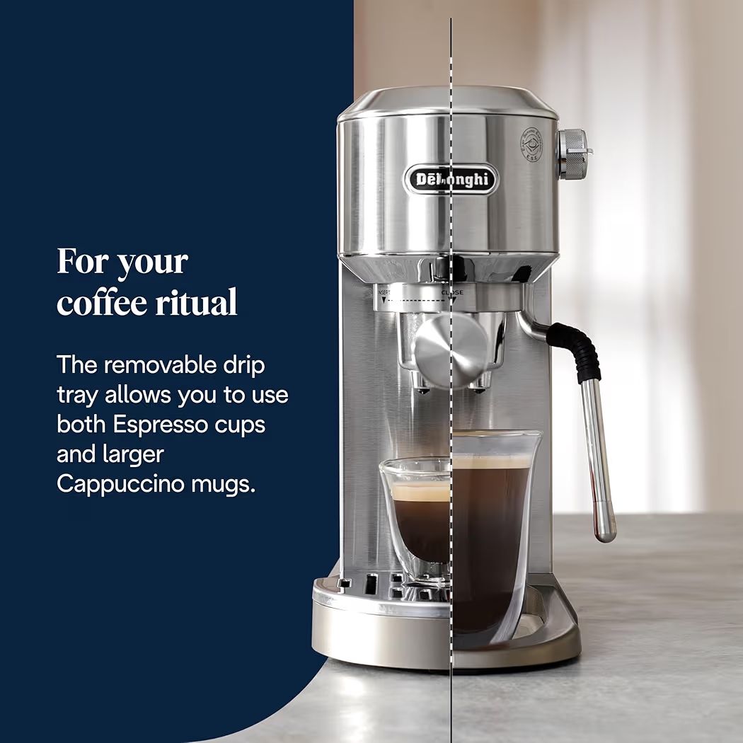 DEILONGI EC890 STAINLESS STEEL Espresso machine withe coled prew 