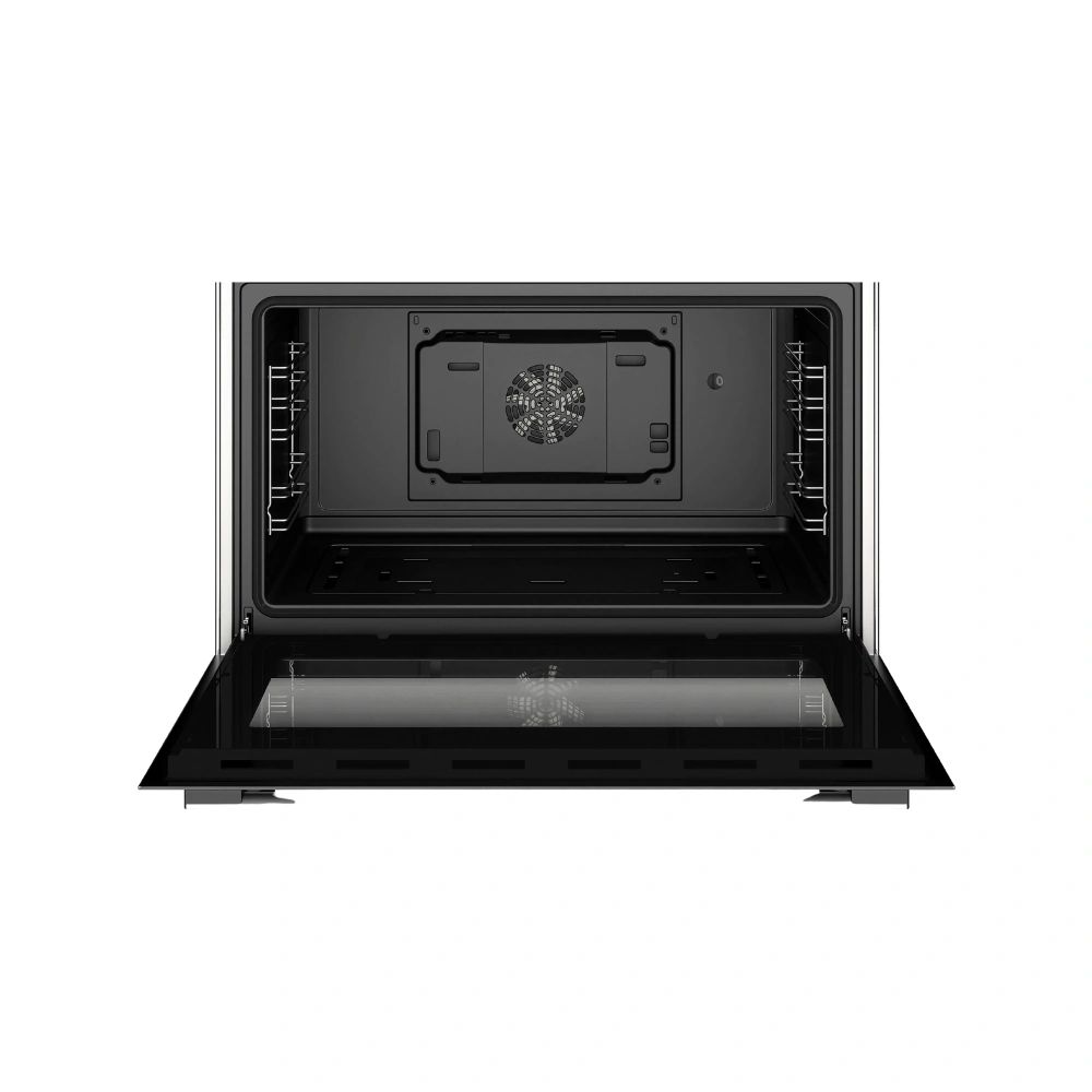 بوتاجاز بوش Serie 6 غاز 90 سم 5 شعلات ستانلس ستيل مع شواية وسيخ دوار HGP3I8W50S