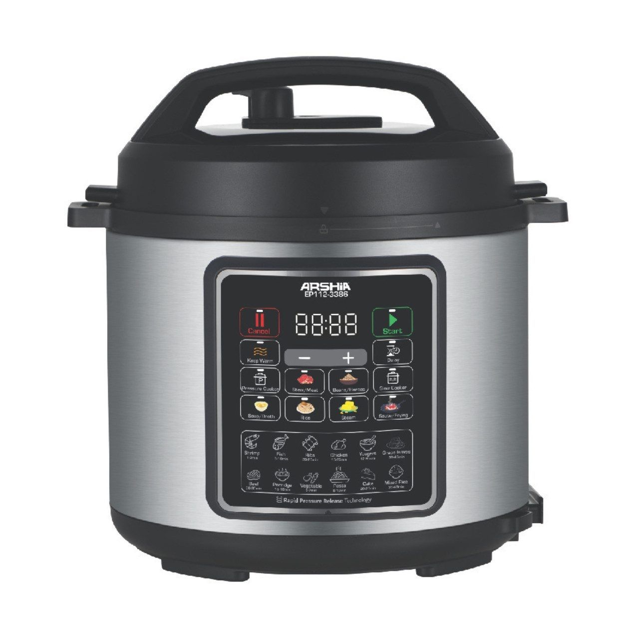 Arshia Digital Pressure Express Cooker 6L – 3386