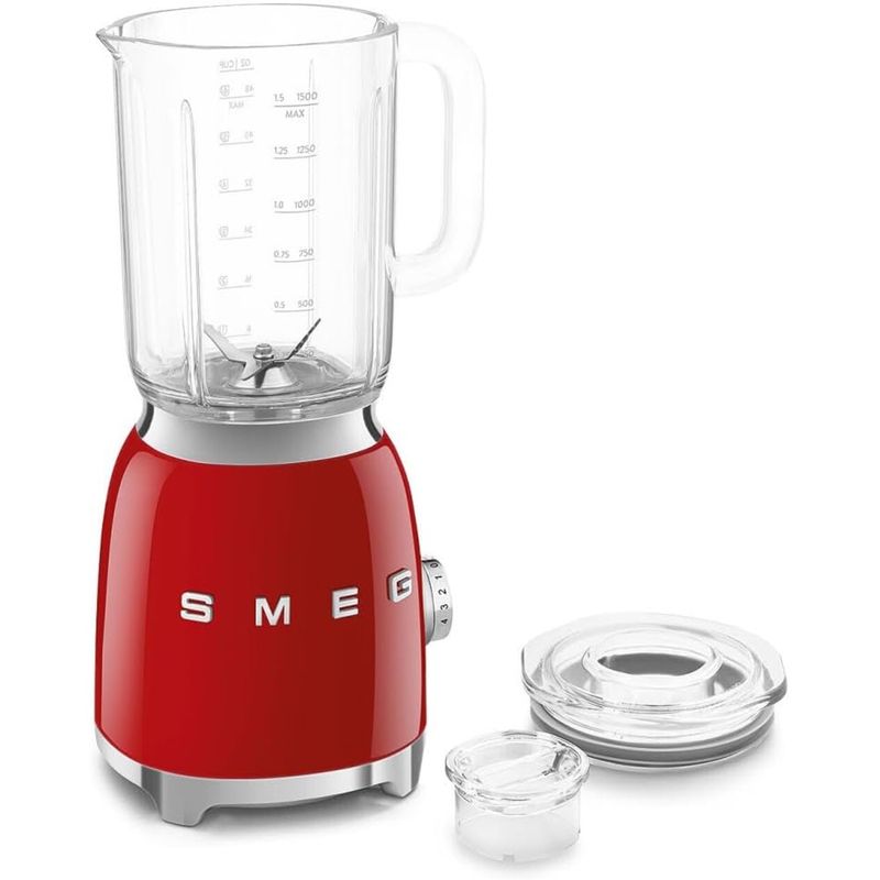 Smeg Blender 800W 50’s Style Red BLF03RDUK – 8017709328511 – International Warranty