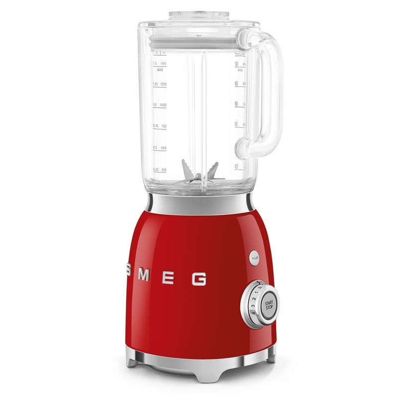 Smeg Blender 800W 50’s Style Red BLF03RDUK – 8017709328511 – International Warranty