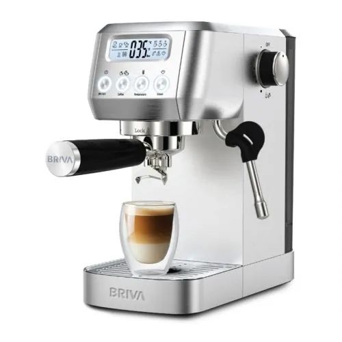 بريفا ماكينة تحضير قهوة اسبريسو بمضخة باريستا يدوية 1350 وات BRIVA MOOCA PLUS