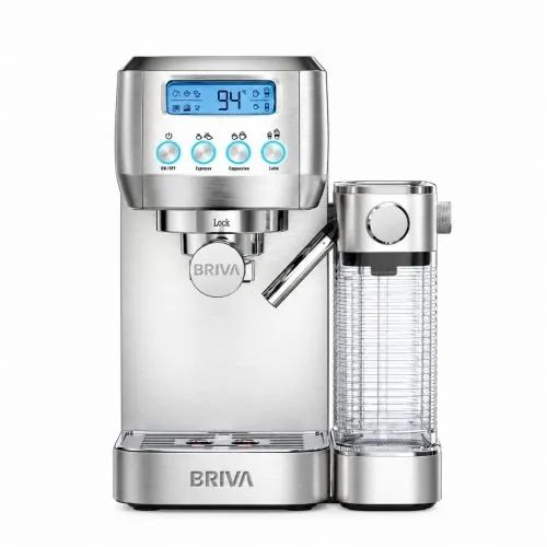 بريفا ماكينة قهوة موكا لاتيه برو 1350 وات لون فضي BRIVA-50480