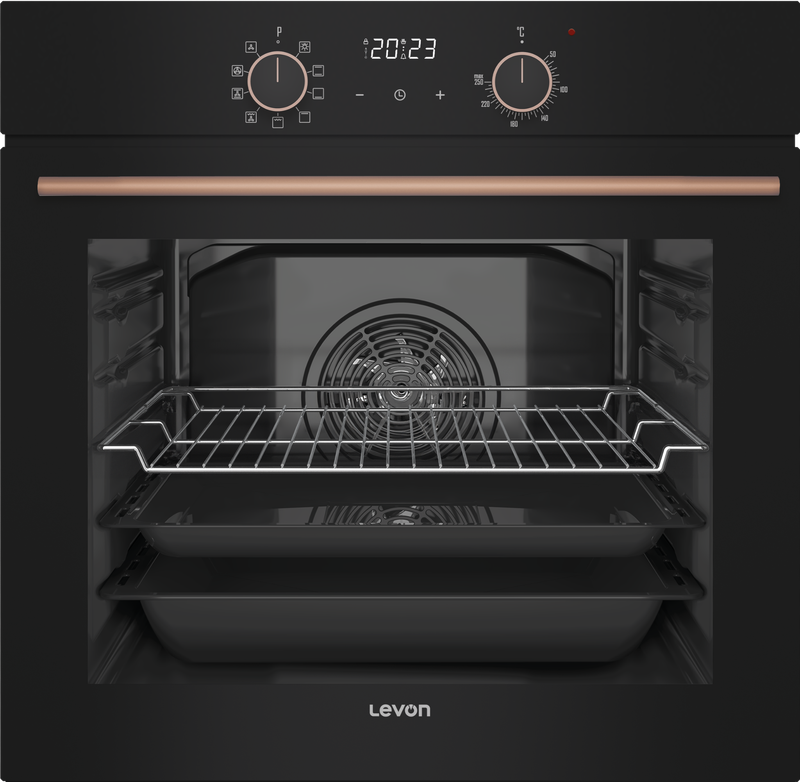 Levon 60 cm Built-In Electric Oven with Digital Timer and Fan — Model 1615101