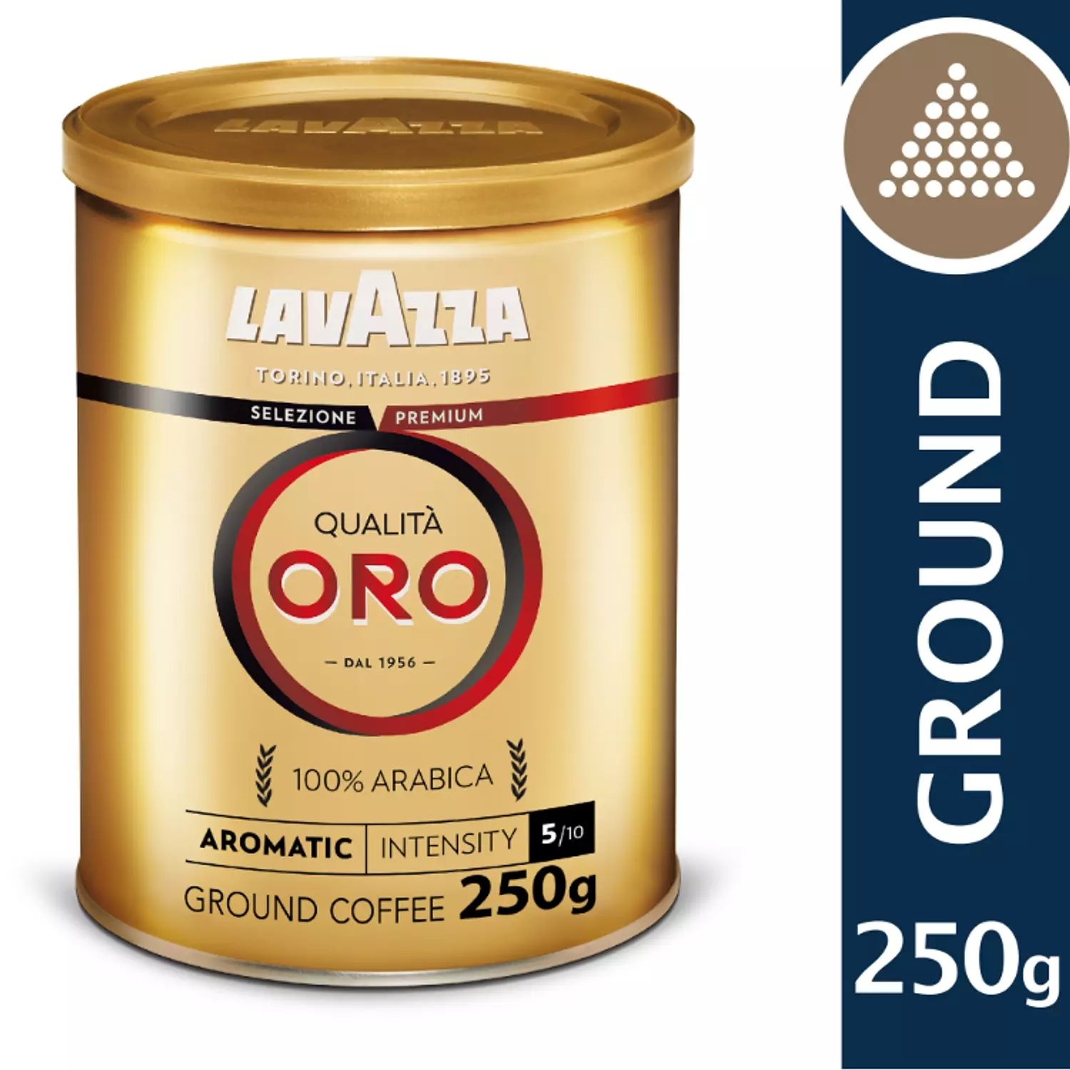 Lavazza Qualità Oro Ground Espresso Coffee – 100% Arabica, Medium Roast