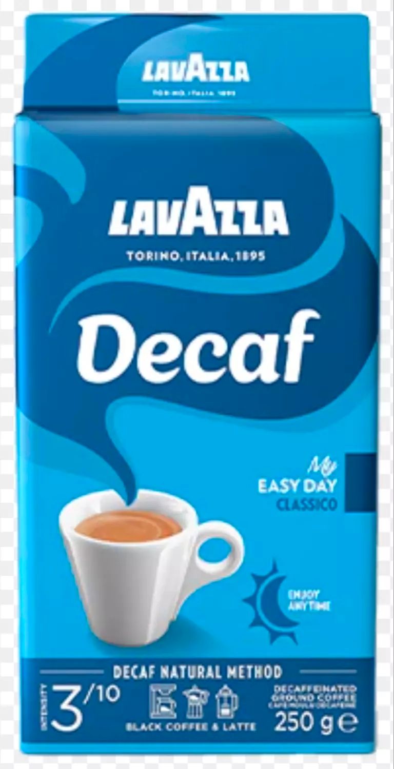 قهوة لافازا ديكاف كلاسيكو المطحونة منزوعة الكافيين – 250 جرام Lavazza Decaf Classico