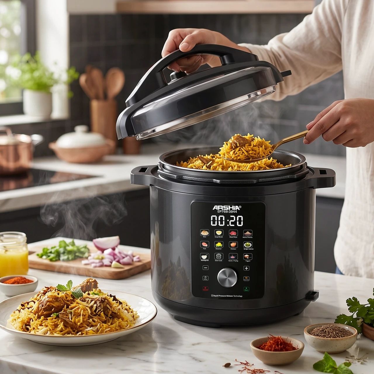 Arshia 12L Digital Pressure Cooker – 3944