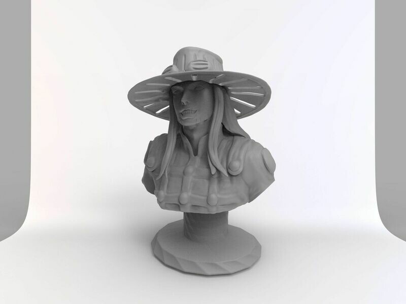 Steel Ball Run - gyro bust (3D print File)
