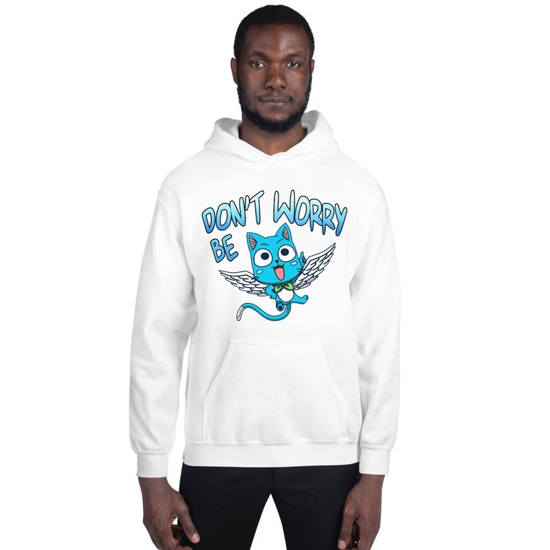 happy the cat hoodies 