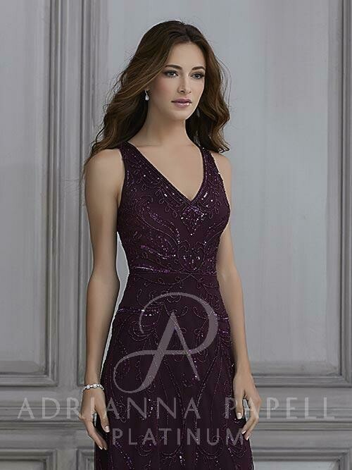 Adrianna Papell 40123 color Merlot size 16 Adrianna Papell 40123 color Merlot size 16