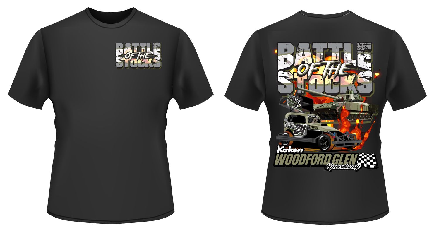 Retro Range 2024 Battle of the Stocks Tees