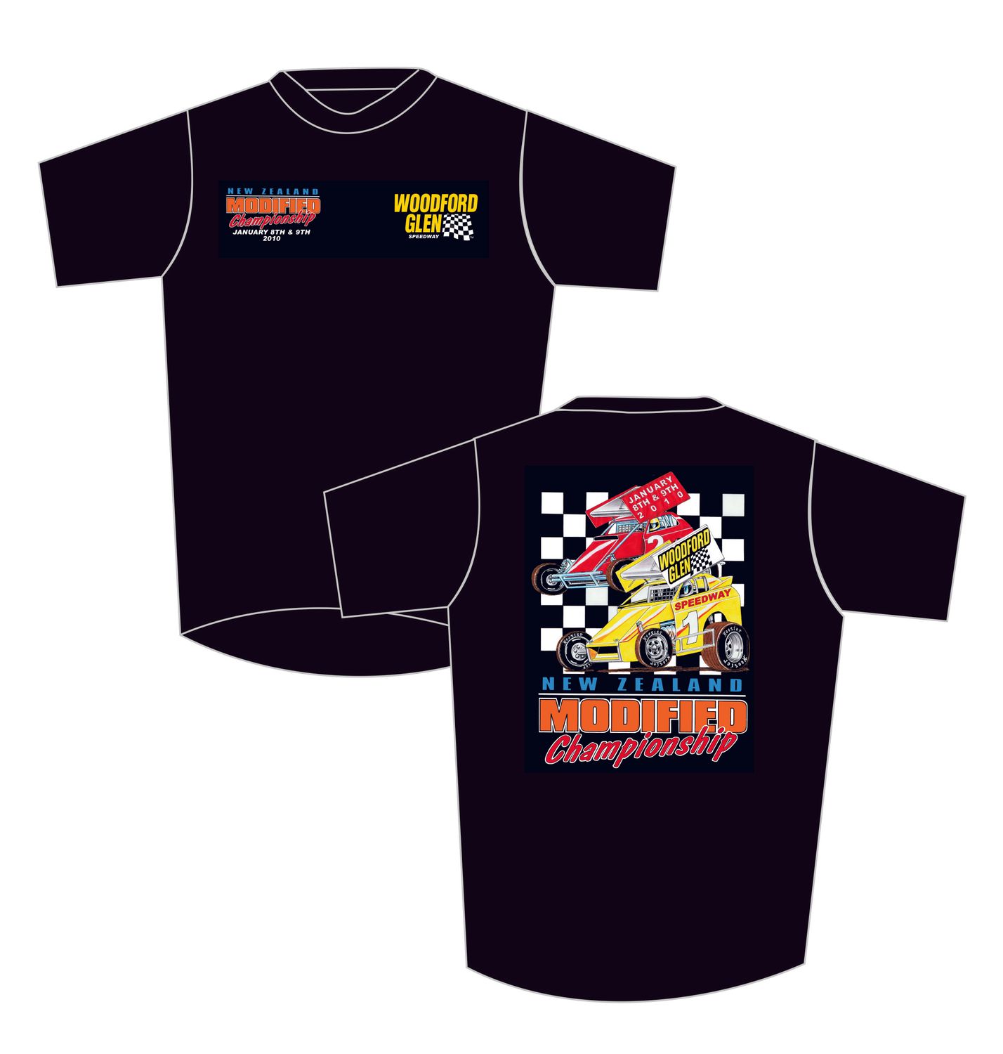 Retro Range 2010 NZ Modified Champs Tees