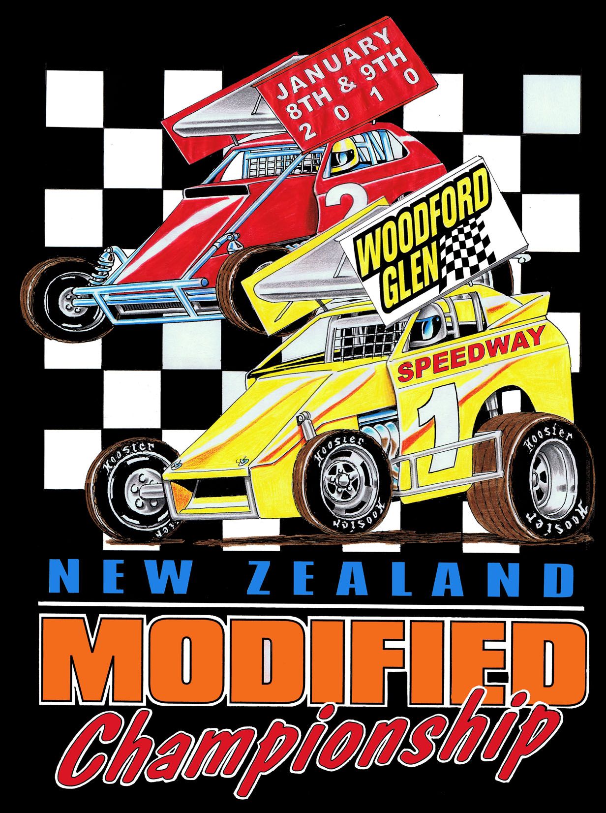 Retro Range 2010 NZ Modified Champs Tee