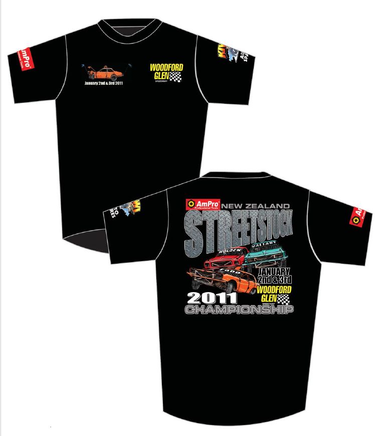 Retro Range 2011 NZ Streetstock Champs Tees