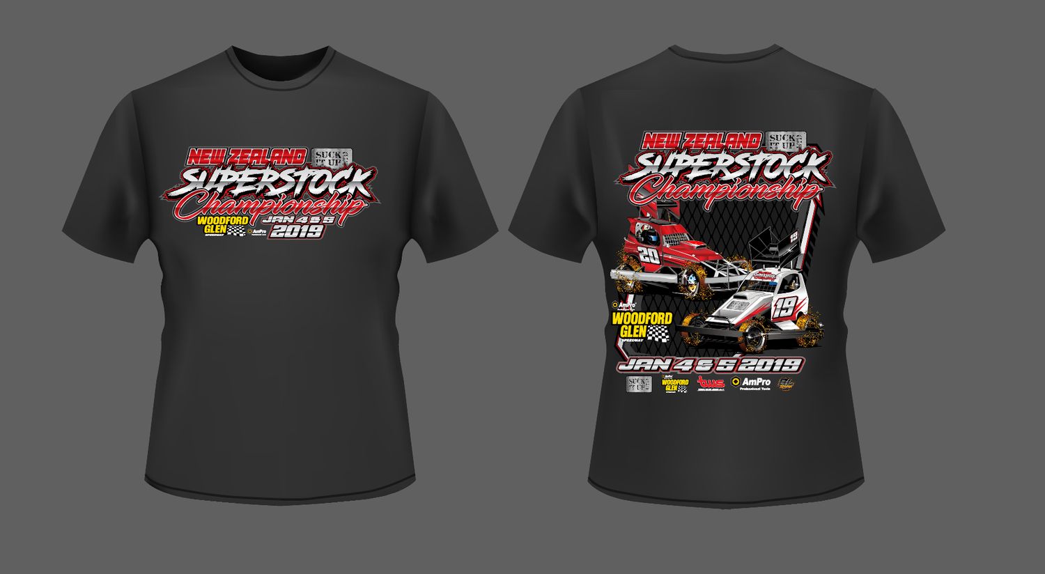 Retro Range 2019 NZ SuperStock Champs Tees