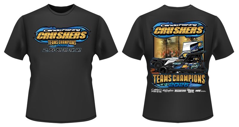 2026 Cando Crushers T-Shirts