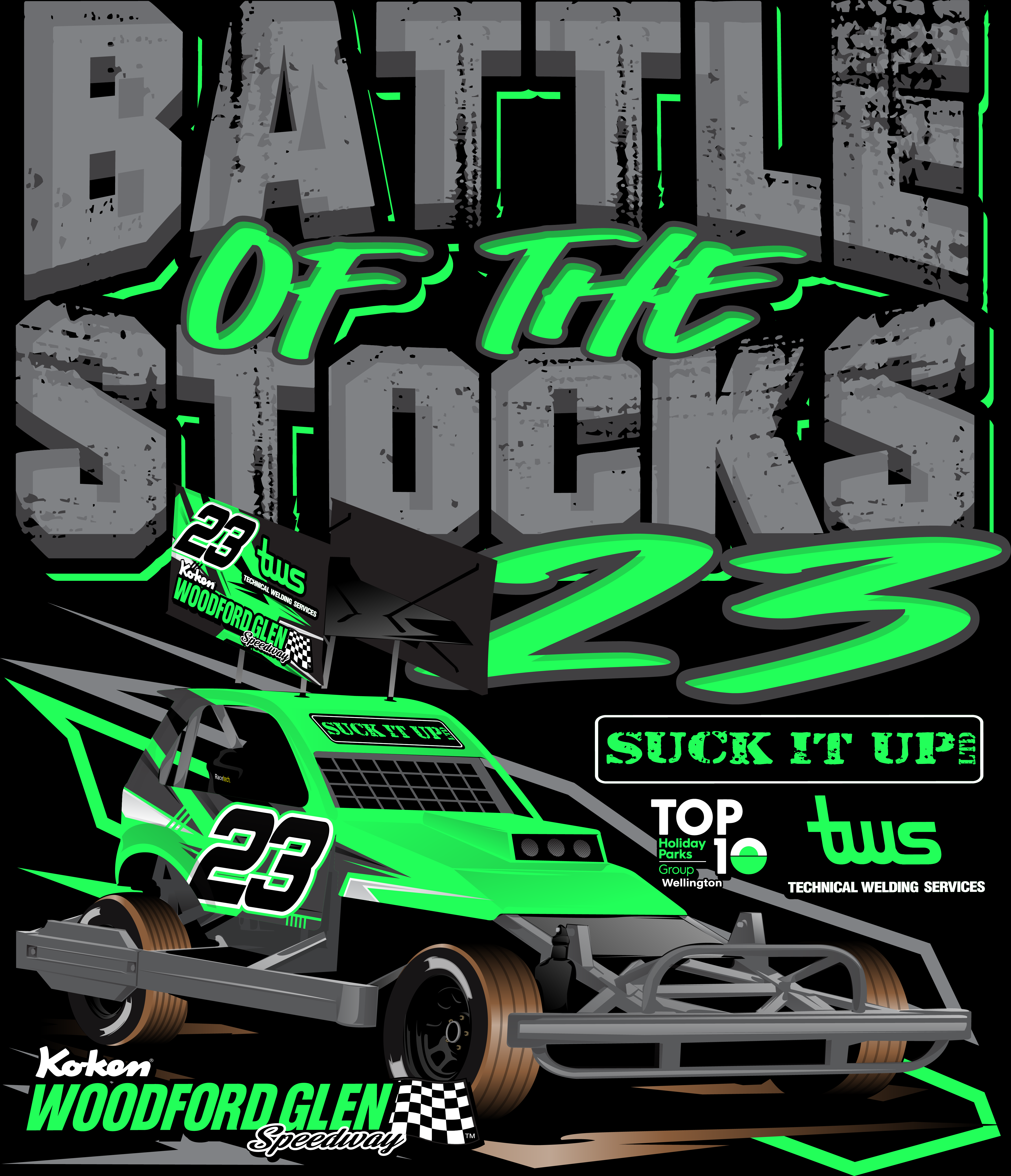Retro Range 2023 Battle of the Stocks Tee