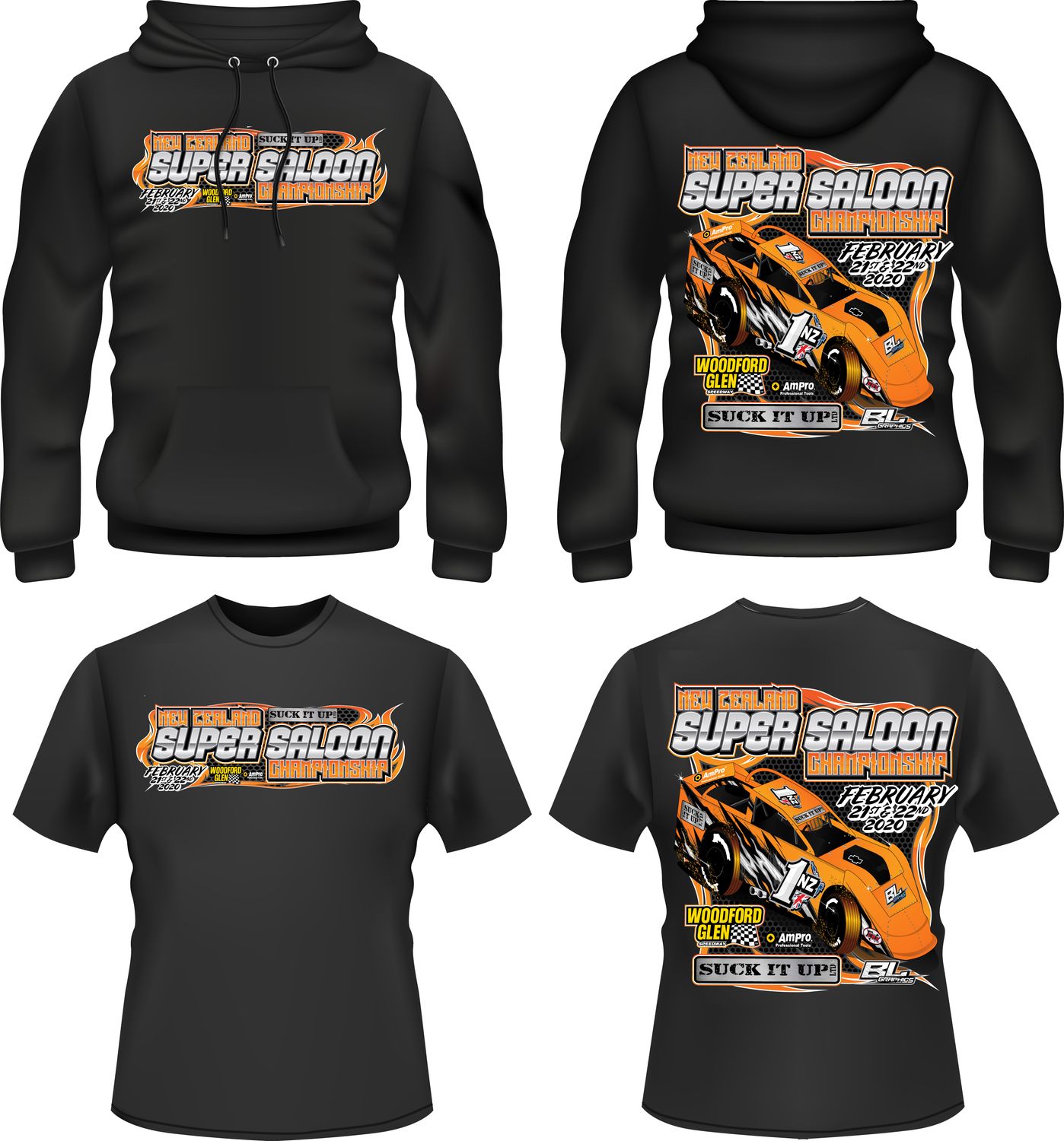 Retro Range 2020 NZ Super Saloon Champs Tee