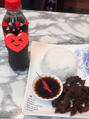 Tapa w/ rice + drink