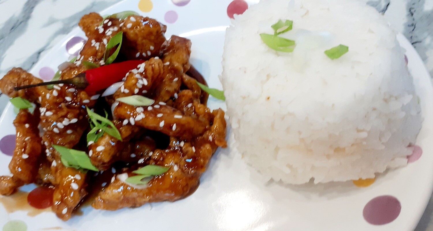 Chicken Teriyaki w/ rice + Drink