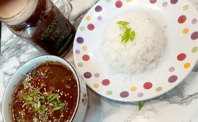Beef Pares w/ rice + drink