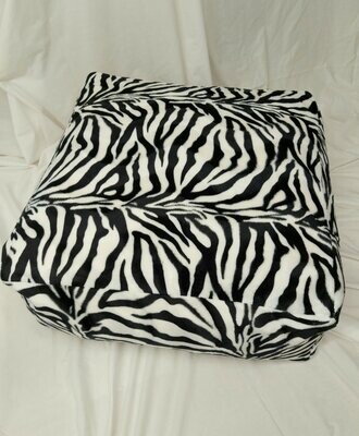 Zebra Box Floor Cushion