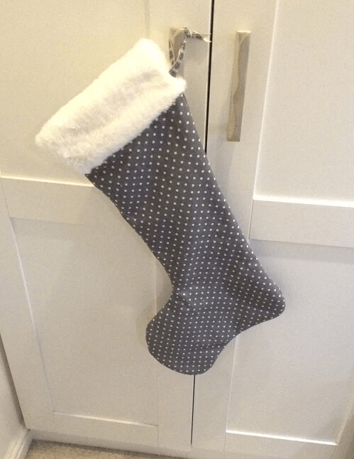 'Spotty' Christmas Stocking