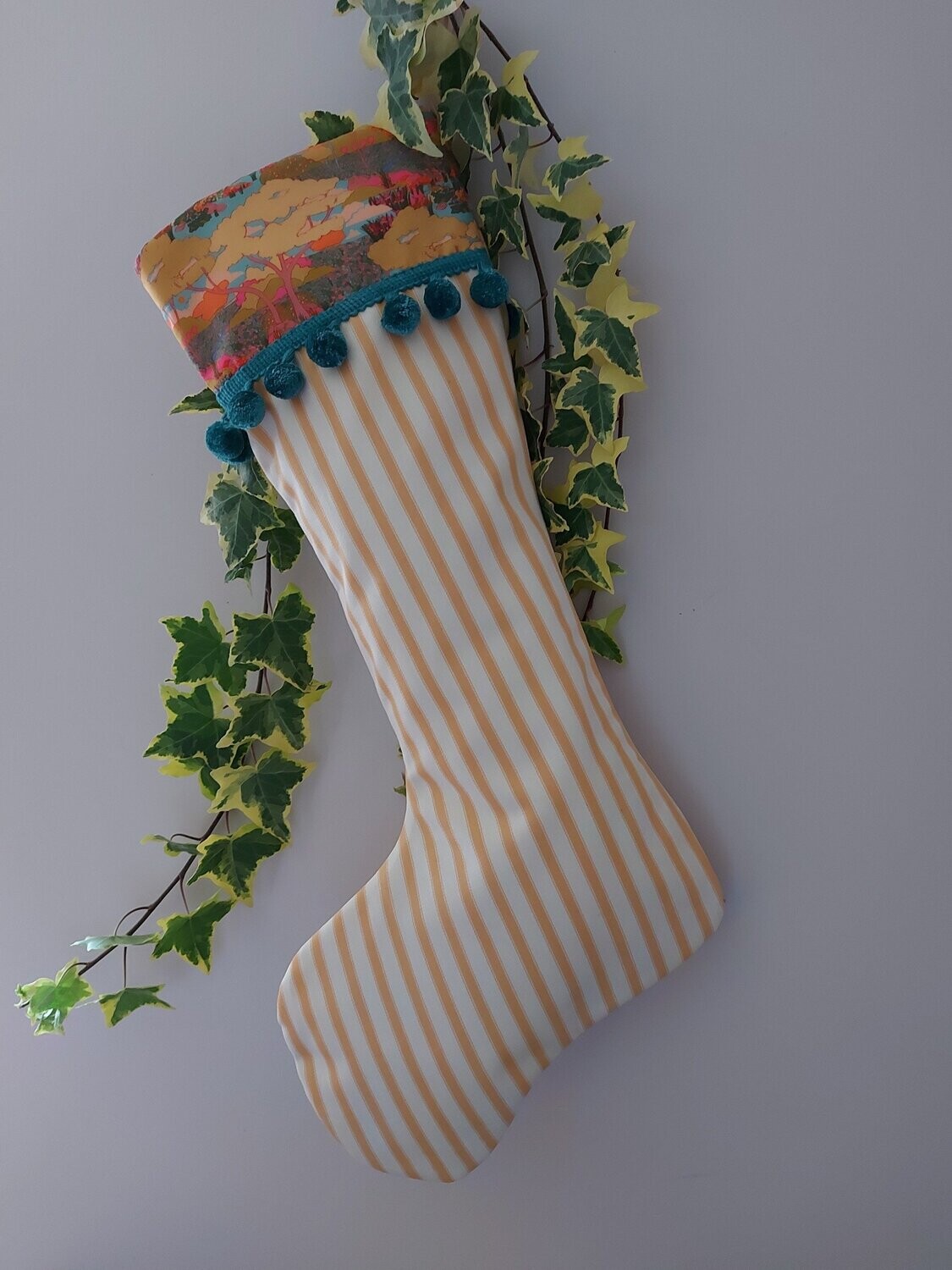 'Sherbert Stripes' Christmas Stocking