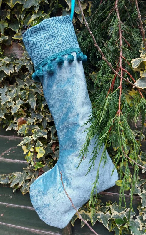 'Icicle' Christmas Stocking
