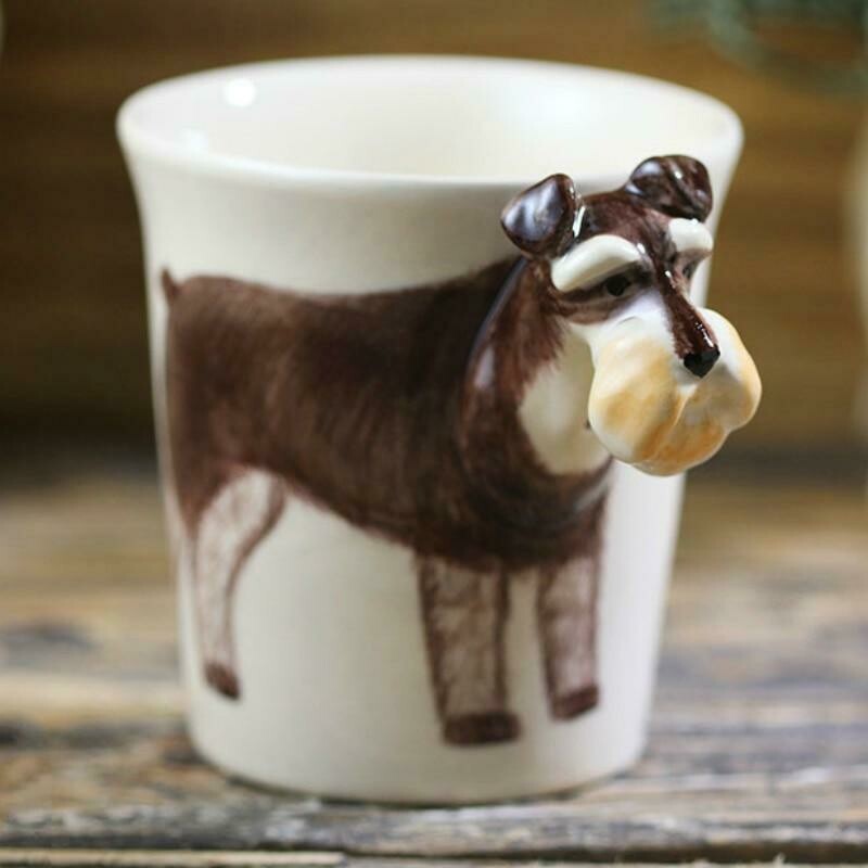 3D Schnauzer mug