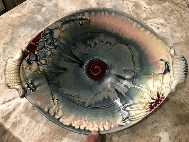 Oval Serving Bowl