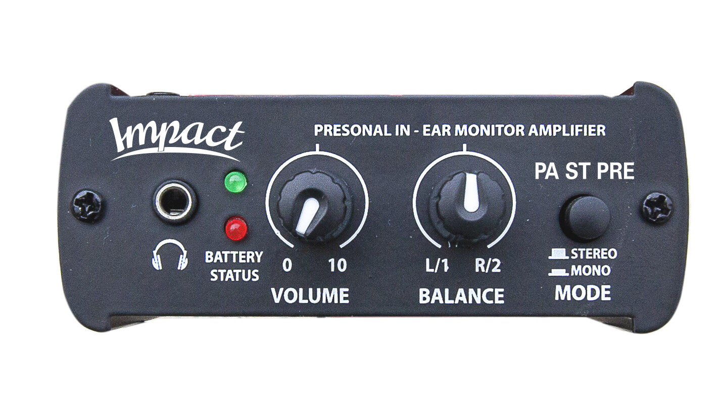 PA ST PRE Pre-amplificatore a due canali per Cuffie e In Ear