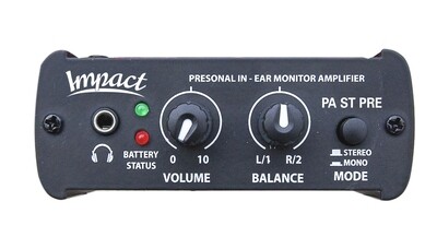 PA ST PRE Pre-amplificatore a due canali per Cuffie e In Ear